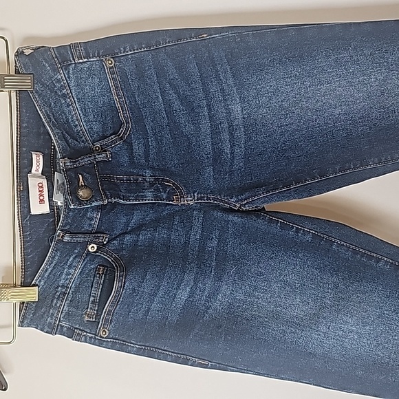 Bongo  Cropped Denim Jeans DIY Painted Back Pockets Size 4 Art To Wear A… - Picture 5 of 8